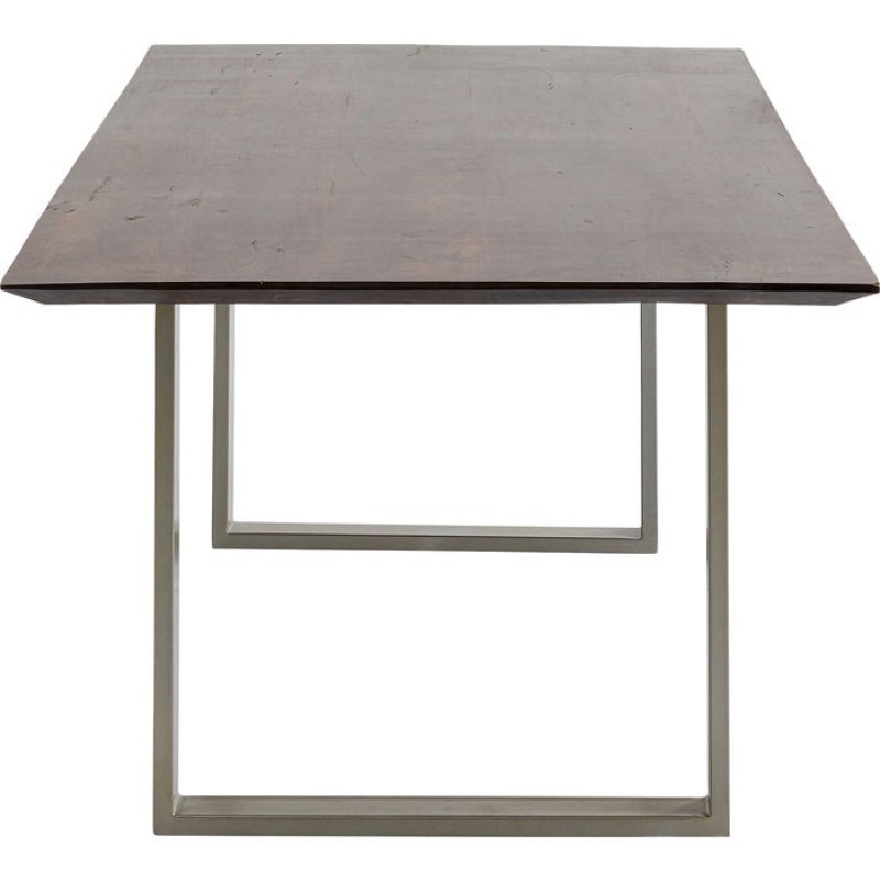 Table Symphony Dark Silver 160x80